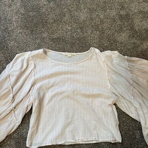 Hippie Laundry Cream Striped Blouse